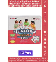 Eğitici Çocuk Dikkat Hafıza Kelime Dil Öğrenimi Gelişimi Eğlenceli Kelimelerle İngilizce Öğren Oyunu