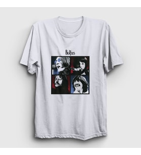 Presmono Unisex Beyaz Band The Beatles T-Shirt 114243tt (Beyaz)