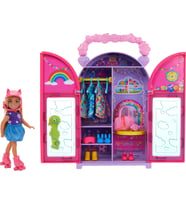 Barbie Chelsea Oyuncak Bebek Ve Dolap Oyuncak Seti, 15 Parça Giysi Ve Aksesuar Dahil, Katlanabilir S (Çok Renkli)