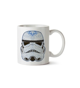 Skull Candy Stormtrooper Star Wars Kuru Kafa Kurukafa iki Tarafı Baskılı Kupa Bardak