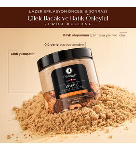 Smoothly Bisküvi Aromalı Canlandırıcı & Yumuşatıcı El Ayak ve Vücut Bakım Peelingi 800gr