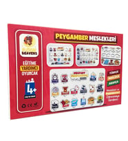 Peygamber Meslekleri - İngilizce ve Türkçe Ahşap Puzzle - Eğitici Oyuncak - 4 Yaş ve Üzeri Eğitime Yardımcı Oyuncak (Çok Renkli)