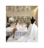 Gümüş Bride Folyo Balon 20 Adet Metalik Beyaz Balon Set