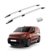 Turtle Citroen Berlingo 2019-2025 / Uzun Şasi Tavan Çıtası Crown Gri