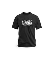 Kısa Kollu Filistin Arapça Ve İngilizce SadeYazısı Dijital Baskılı Unisex S - 2XL T300017 (Siyah)