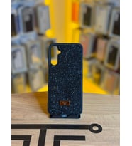 Samsung A24 Uyumlu Taş Desenli Silikon Yumuşak Kılıf (Siyah)