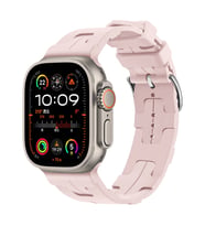 Watch Ultra 49mm KRD-92 Silikon Kordon (Açık Pembe)