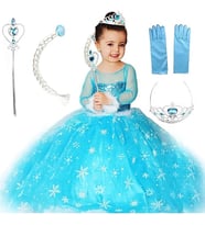 TARLATANLI ELSA KOSTÜMÜ FROZEN ELSA ANNA SİMLİ KOSTUM KARLAR ÜLKESİ ELSA KOSTÜM ELSA ÇOCUK ABİYESİ