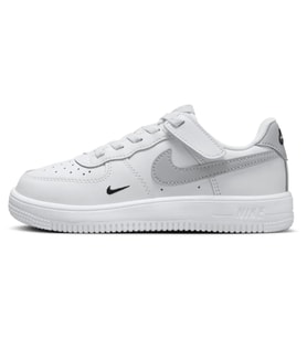 Nike Force 1 Low Easyon AF1 Leather Unisex Sneaker White Unisex Lastik Bağcıklı Hakiki Deri Günlük Çocuk Spor Ayakkabı Beyaz