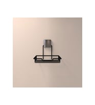 Decorev DC-5116 Dekoratif Sabunluk Yapıştırmalı Banyo Mutfak Sabunluk Siyah 