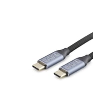 Type-C Usb 3.2 Gen2 20 Gbps 100W 4K 60Hz Şarj Ve Data Kablosu 0.5 M Siyah HDX7880
