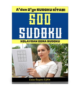 A’dan Z’ye Sudoku Kitabı (500 Sudoku Cevaplarıyla)