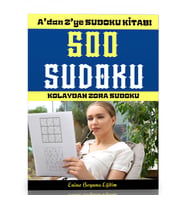 A’dan Z’ye Sudoku Kitabı (500 Sudoku Cevaplarıyla)