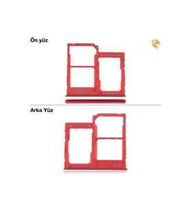 Samsung Galaxy A41 Sim İç Yuvası Çiftli Çiftli sim yuvası ikili sim tepsisi çiftli sim aparatı dual sim çekmecesi