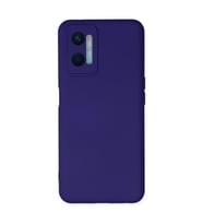 Oppo A96 Kılıf Nano İçi Kadife Silikon - Mor