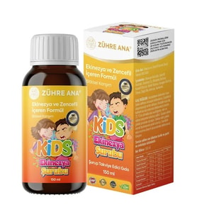 Zühre Ana Kids Ekinezya ve Zencefilli Şurup