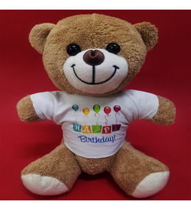 Happy Birthday Tişörtlü Ayıcık