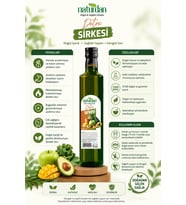 Saf(1.Kalite) Detox Sirkesi 500 ml - Uzun Fermente