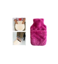 SICAK SU TORBASI CEPLİ PEMBE PELUŞ TERMOFOR 32,5x17,5cm  1500 ML