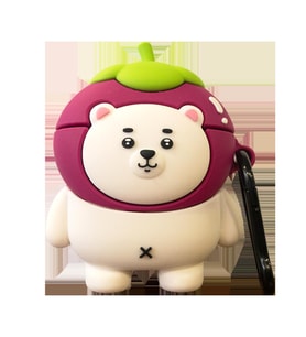 E2M AIRPODS 1-2 KILIF POLAR BEAR BORDO