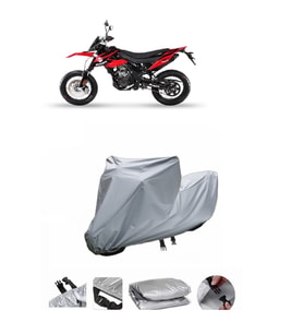 Malaguti XSM 125 Gri Motosiklet Brandası ARKA ÇANTA UYUMLU DEĞİLDİR