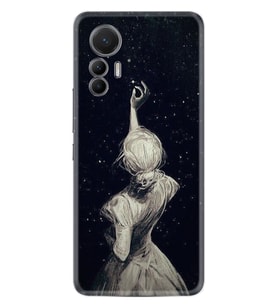 Xiaomi 12 Lite Kılıf Resimli Desenli Baskılı Silikon Star Woman 1332