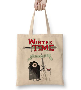Game Of Thrones Adventure Time Bez Çanta Uzun Saplı