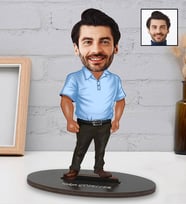 Kişiye Özel Abi 4 Tasarımlı Karikatürlü Biblo