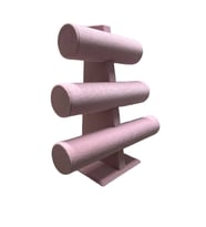 Üçlü T Pembe Bileklik Saat Standı