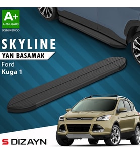 S-Dizayn Ford Kuga 1 Skyline Siyah Yan Basamak 183 Cm 2008-2012 A+ Kalite