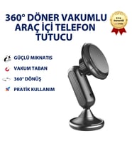 E-M10 Vakumlu Manyetik Sabitleme Araç Telefon Tutucu 360° Döner