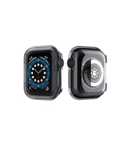 Apple Watch 40mm Uyumlu Zore Watch Gard 03 Kasa Koruyucu (Siyah)