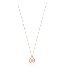 EMILIANO JEWELLERY 925 AYAR GÜMÜŞ ZİRKON TAŞLI YILDIZ KOLYE