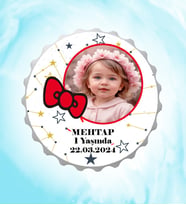 Kişiye Özel Fiyonklu Yaşında Resimli İsimli Yıldız Haritası Magnet Açacak