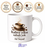 Dünya Kahve Günü Hediye Kupa Kafein Bağımlısına Özel Tasarım Baskılı Bardak