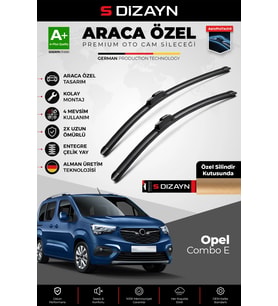 Opel Combo E Ön Cam Silecek Seti 2018 Üzeri Premium Araca Özel 65-43 Cm A+ Kalite