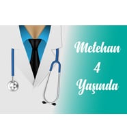 Doktor Temalı Doğum Günü Afişi 35X50 cm