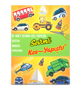 Sevimli KES Yapıştır Seti (10 Adet Kes-Yapıştır Kağıdı)