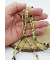 Peridot (Zebercet) Taşı Nane Yeşili Dizi 4-4,5mm Aralığu (62258)