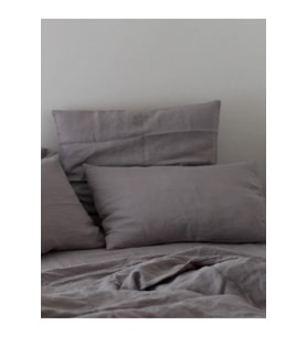 Açık Gri Yastık Kılıfı 2'li Set 50x70 cm