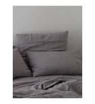 Açık Gri Yastık Kılıfı 2'li Set 50x70 cm