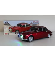 EVERTON RT-1958 Kırmızı Arabalı Bluetooth Fm-Usb-Tf-Aux Şarjlı Nostaljik Radyo