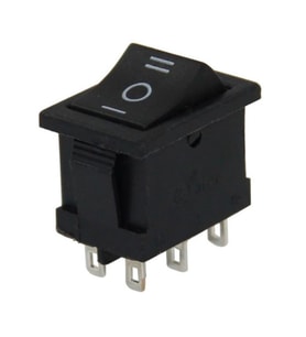MİNİ IŞIKSIZ ANAHTAR 6P ON-OFF-ON 6P (IC-123-6)