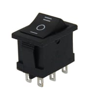 MİNİ IŞIKSIZ ANAHTAR 6P ON-OFF-ON 6P (IC-123-6)