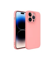 Apple iPhone 14 Pro Max Uyumlu Kılıf Zore Kamera Korumalı Mara Lansman Kapak (Pembe)