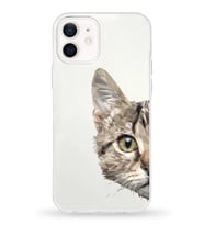 Apple iPhone 12 Uyumlu Kapak Sevimli Karakterler Tasarımlı Şeffaf Silikon Kılıf