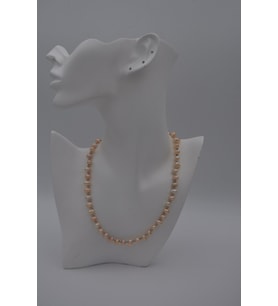 STONEAGE PEMBE İNCİ KOLYE (Altın / Dore)