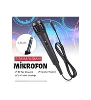Karaoke Mikrofon Kablolu Mikrofon 6.5 Mm Karaoke Mikrofonu