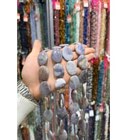 Akik Doğal Taş Oval Kesim 33x25mm Dizi