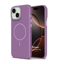 Microsonic Apple iPhone 15 Kılıf MagLeather Pro Lila (Lila)
